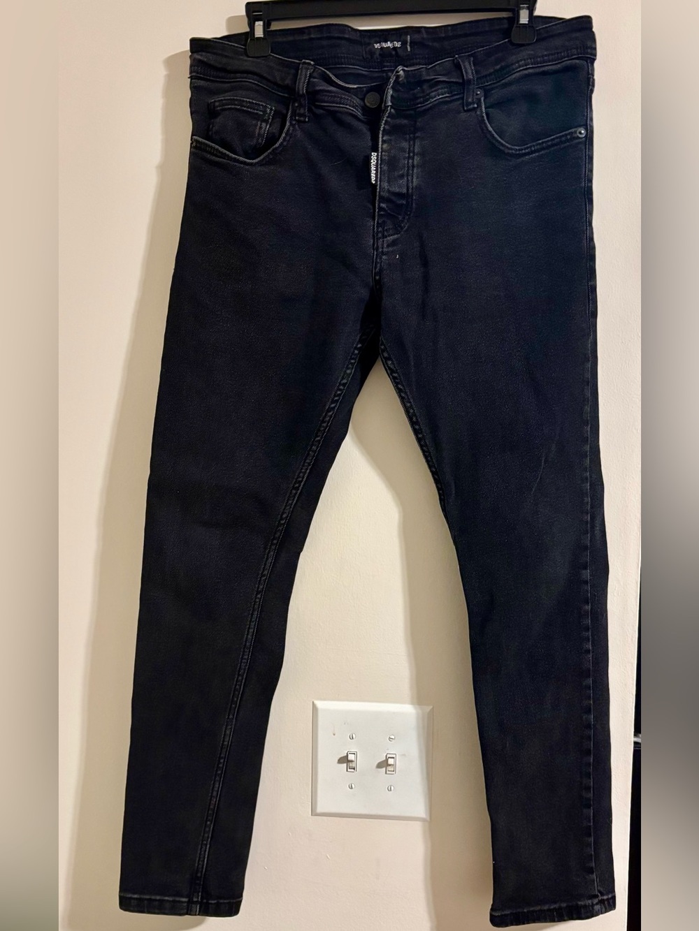 DSQUARED2 Men's Skinny Black Stretch Jeans